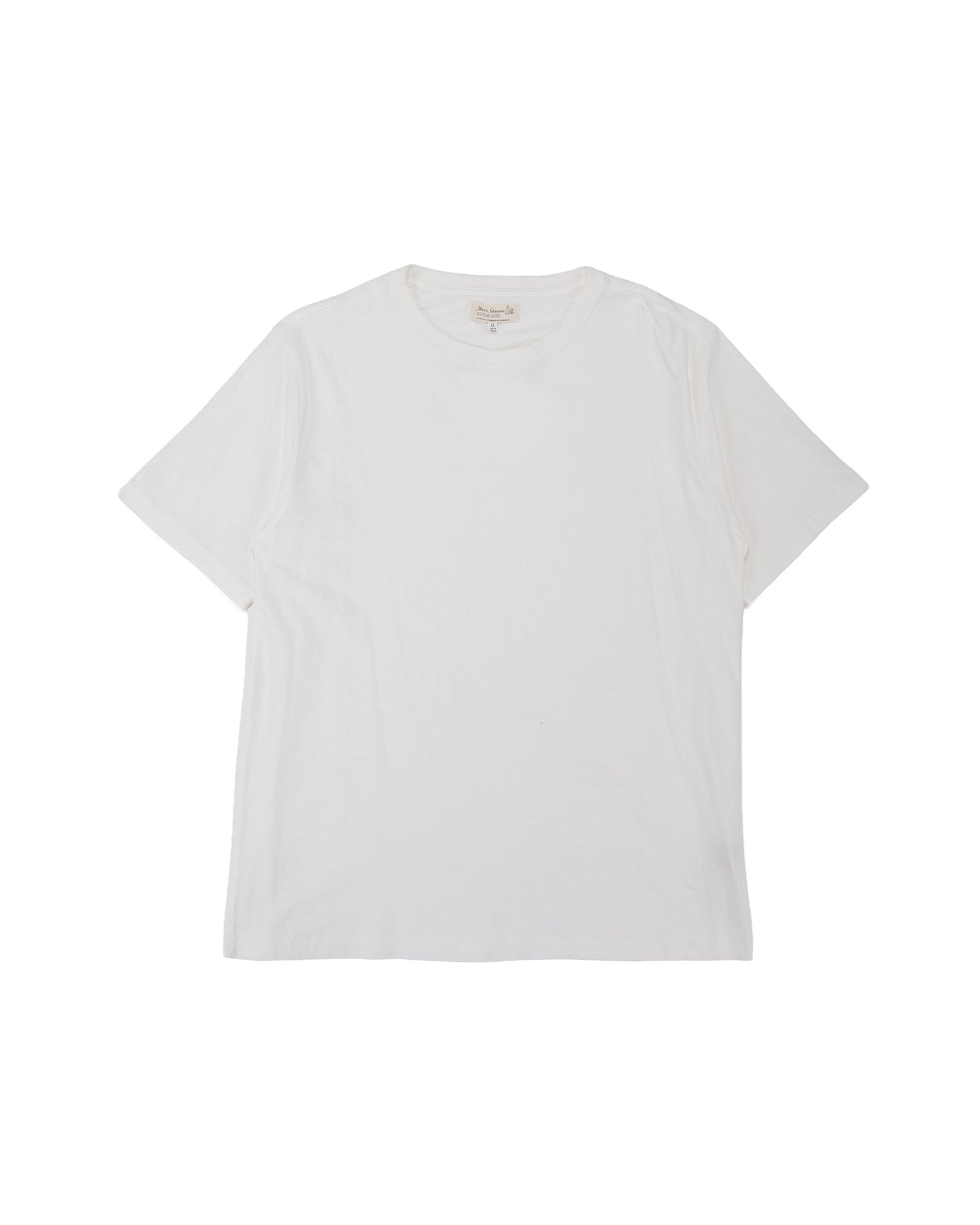 lost & found Merz B. Schwanen Merz B. Schwanen HPT01 Cotton Hemp T-Shirt White