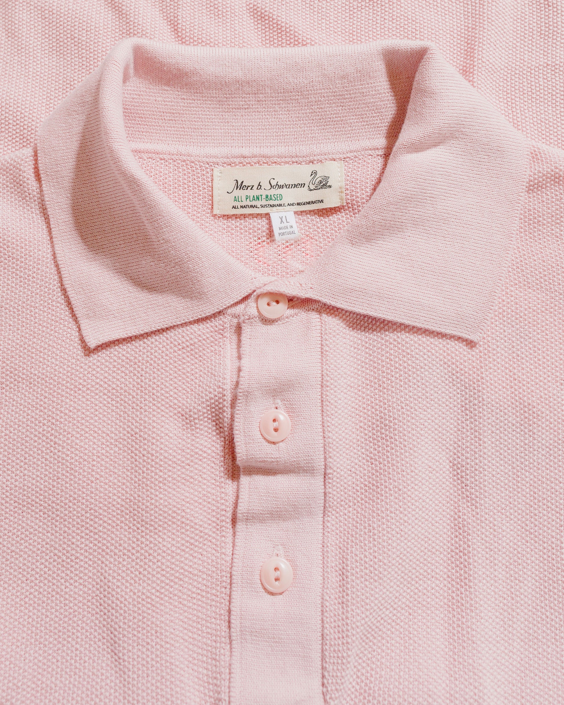 lost & found Merz B. Schwanen Merz B. Schwanen KPLP02 Knitted Polo Dusted Pink
