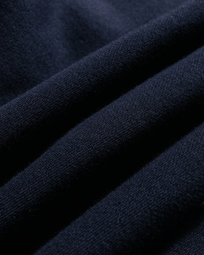 lost & found Merz B. Schwanen Merz B. Schwanen ZIPC01 Zip Collar Sweatshirt Dark Navy