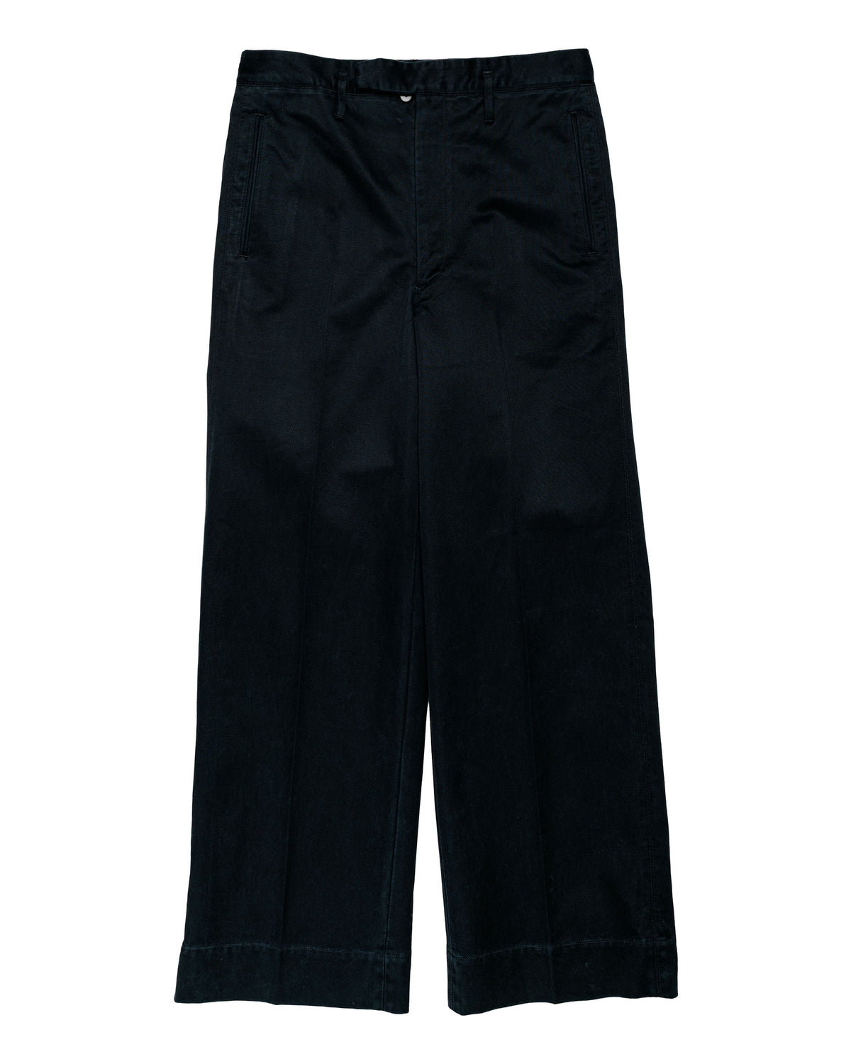 MotivMfg Loft Trousers Super Cotton Sateen/Black