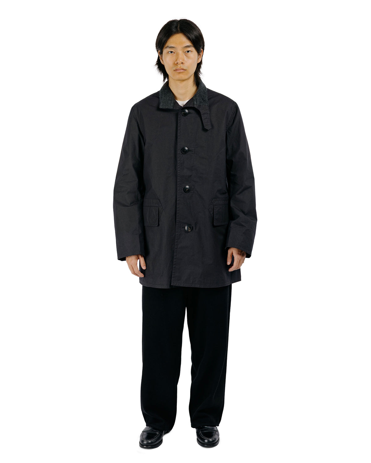 MotivMfg Mod. Tropal Coat Halley Stevensons P200 "Military Finish Waxed Cotton" Aubergine