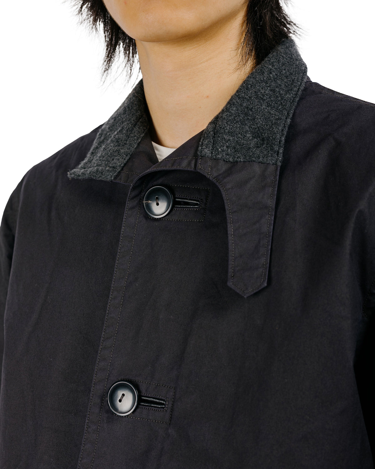 MotivMfg Mod. Tropal Coat Halley Stevensons P200 "Military Finish Waxed Cotton" Aubergine