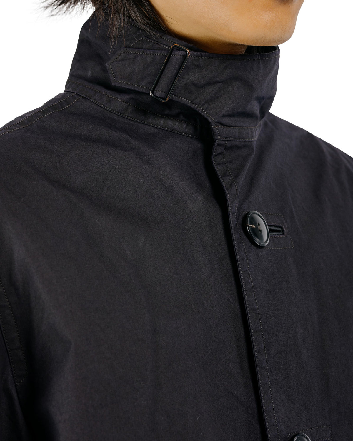 MotivMfg Mod. Tropal Coat Halley Stevensons P200 "Military Finish Waxed Cotton" Aubergine
