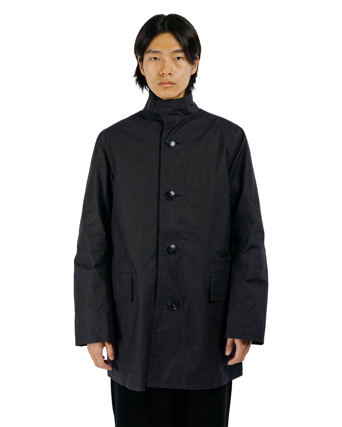 MotivMfg Mod. Tropal Coat Halley Stevensons P200 "Military Finish Waxed Cotton" Aubergine