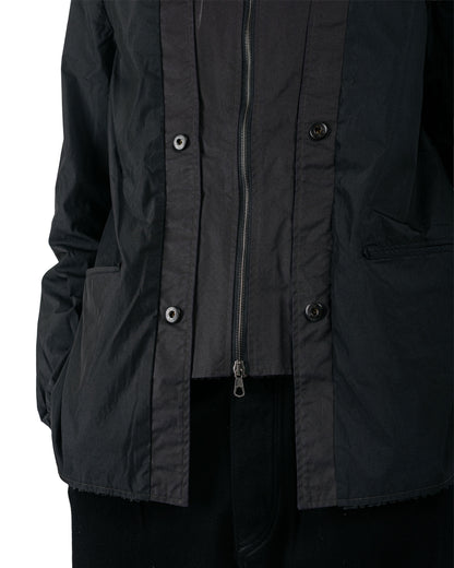 MotivMfg Mod. Tropal Liner High Density Waxed Cotton Nylon Poplin/Octa Thermal Fabric Black