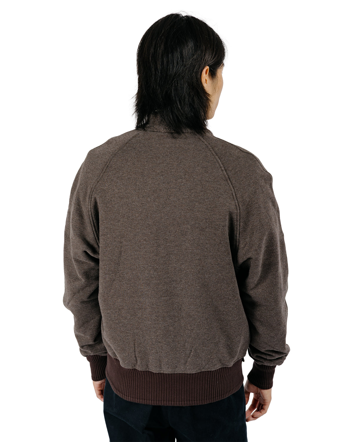 MotivMfg Turnout Sweatshirt Cotton Yak Fleece Terry/Dark Brown