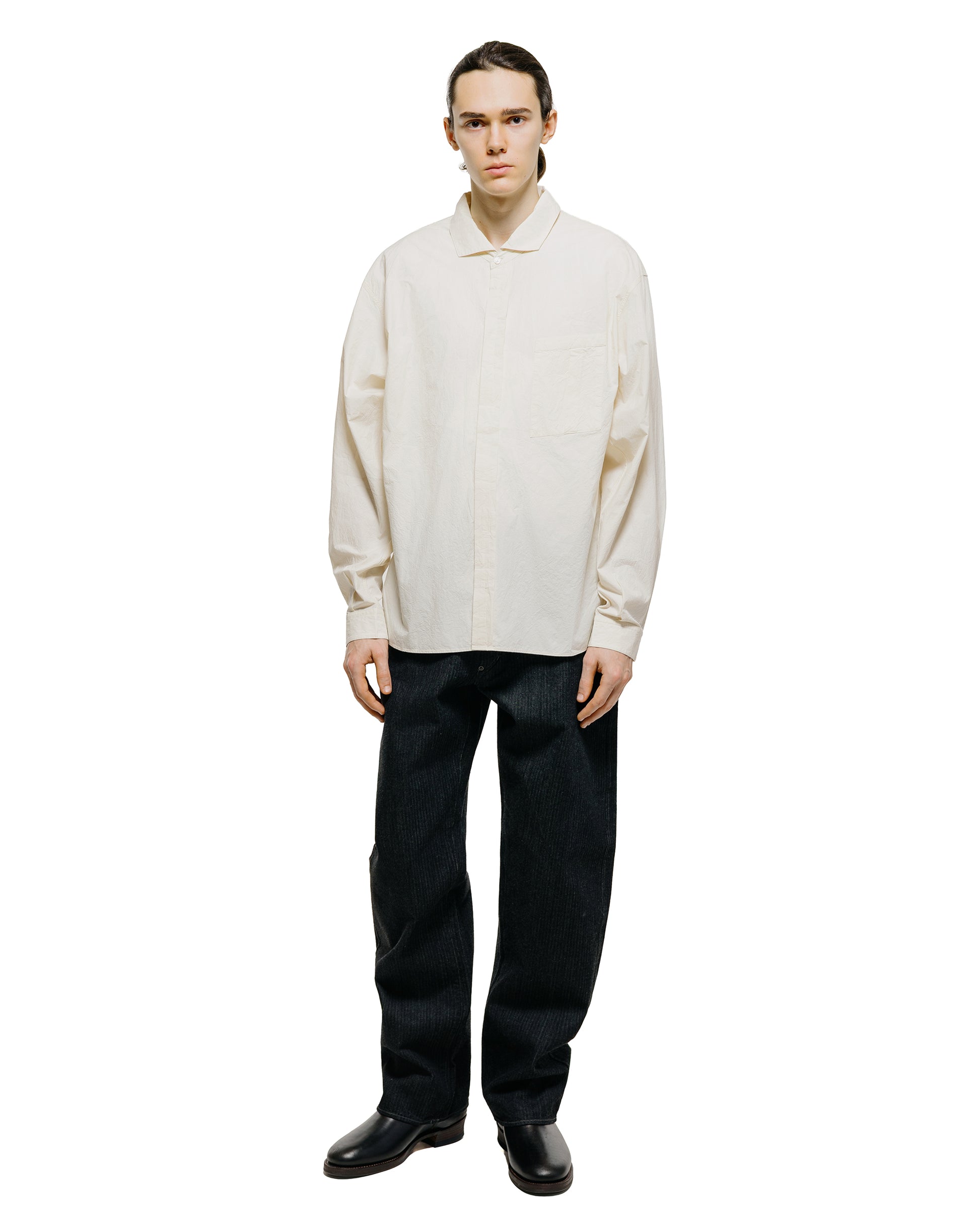 lost & found MotivMfg MotivMfg Uni Denim Original Herringbone Denim/Black