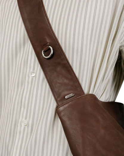 NA'VVY Noah Shoulder Bag Dark Brown