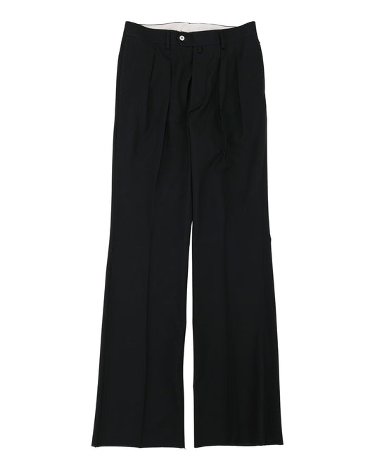 lost & found NEAT NEAT Wool Poplin Flare Black