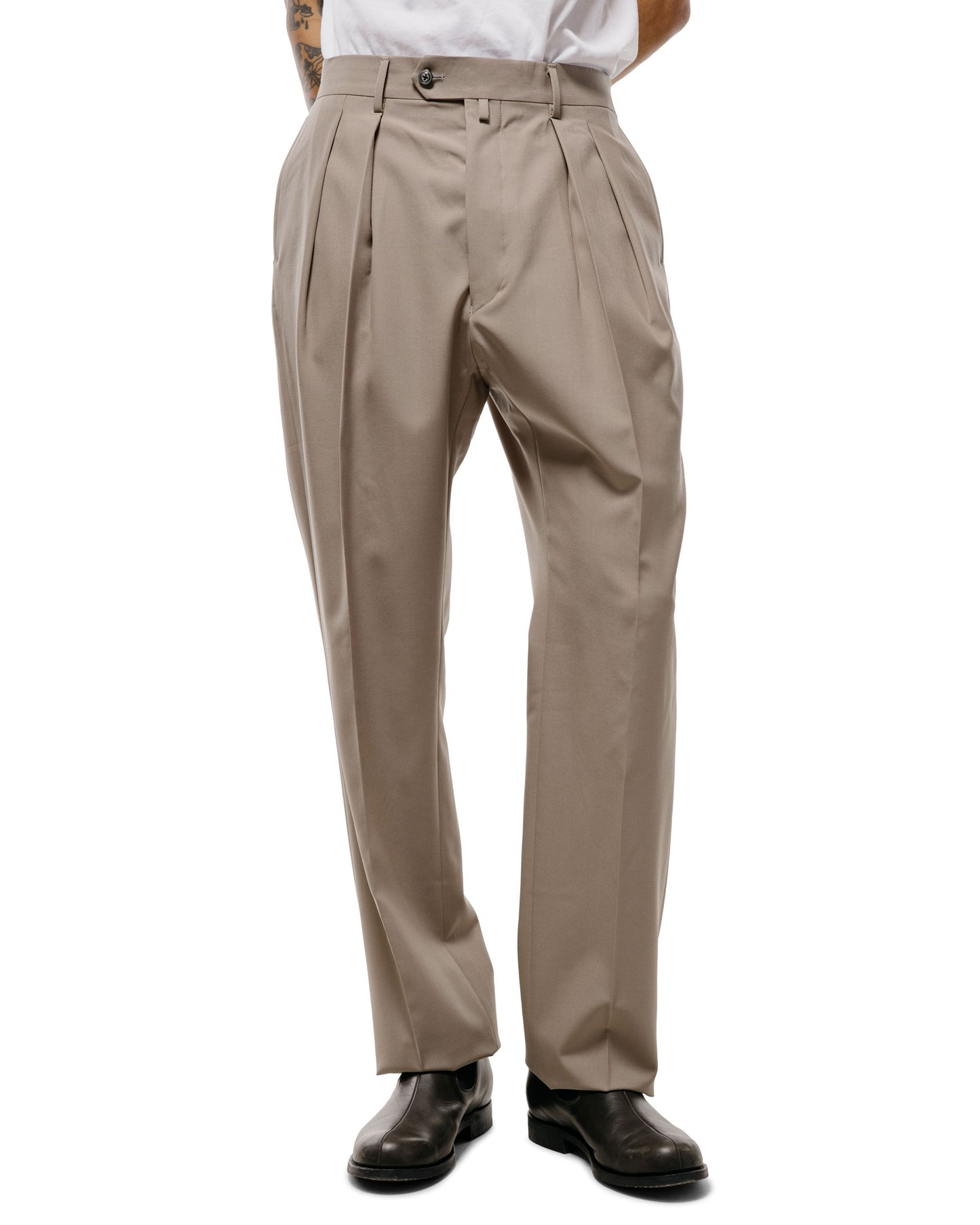 lost & found NEAT NEAT Wool Poplin Standard Light Gray