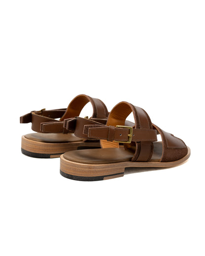 NICENESS Ballard Leather Sandals Brown