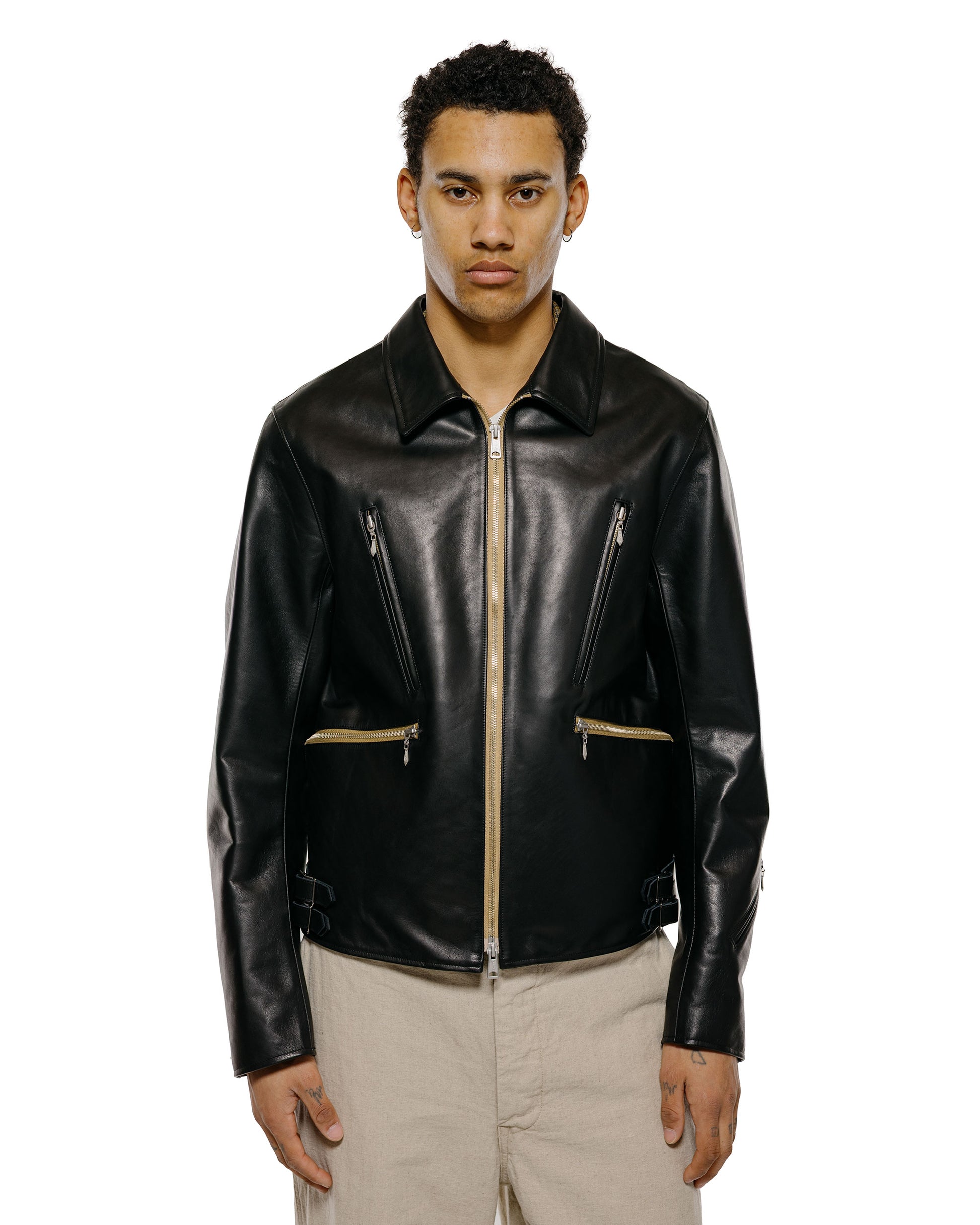 lost & found NICENESS NICENESS H.Haywood Horse Riders Jacket Black