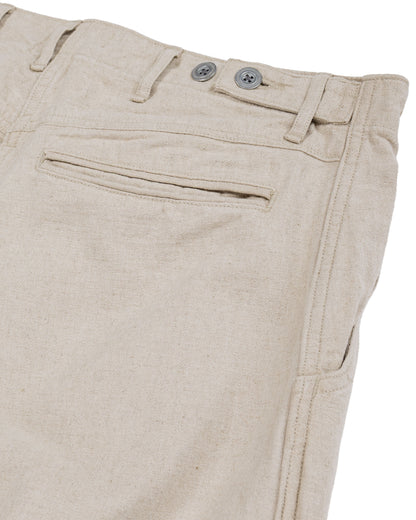 lost & found NICENESS NICENESS L.Bliss Natural Herringbone Utility Pants