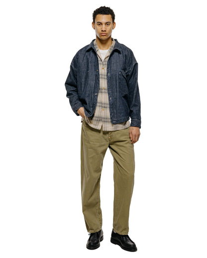 lost & found NICENESS NICENESS Thornhill Raw Denim Tracker Jacket Indigo