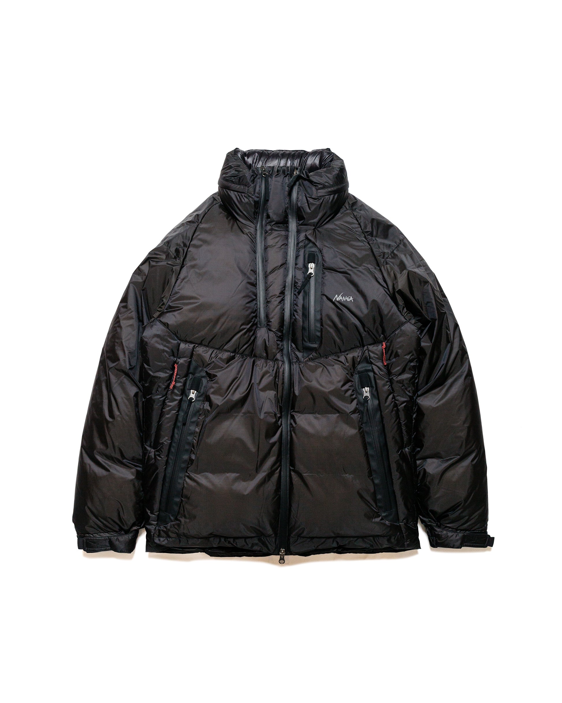 lost & found Nanga Nanga Aurora Light Stand Collar Down Jacket Black