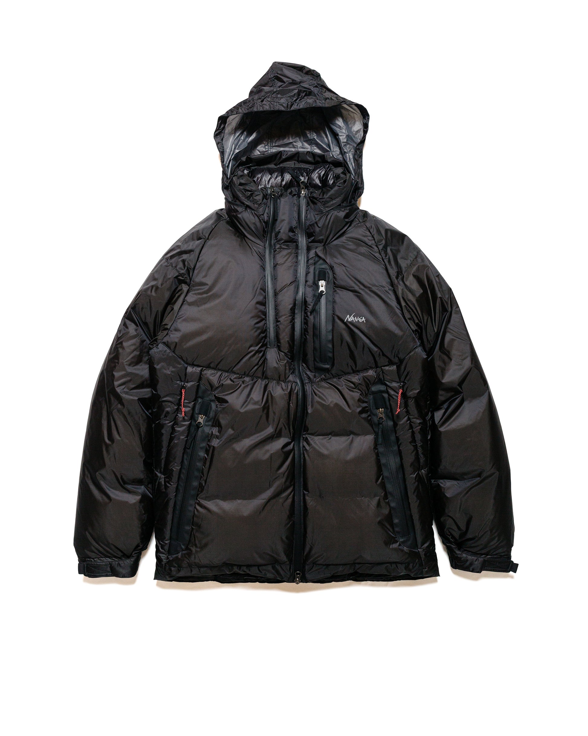 lost & found Nanga Nanga Aurora Light Stand Collar Down Jacket Black