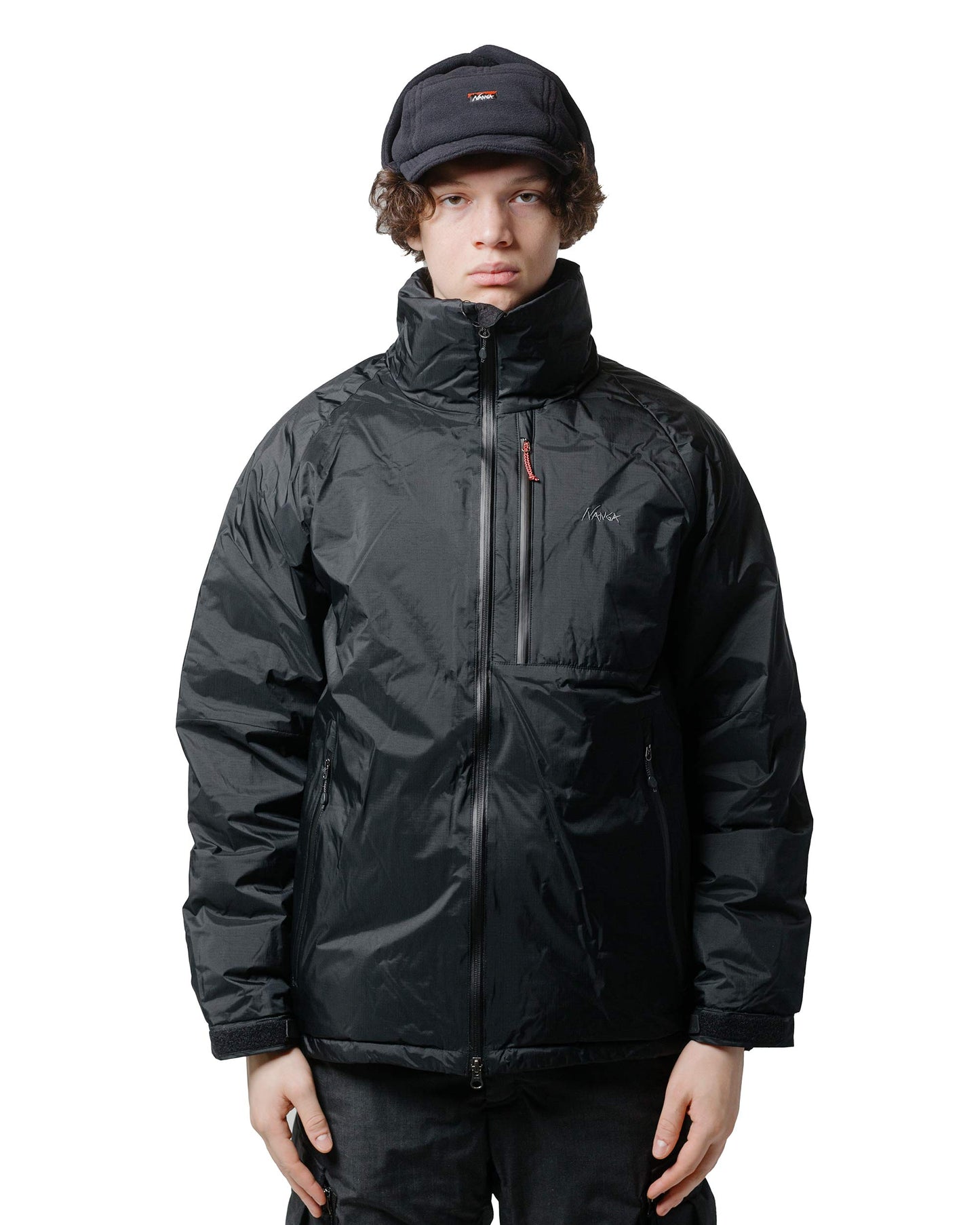lost & found Nanga Nanga Aurora Tex Stand Collar Down Jacket Black