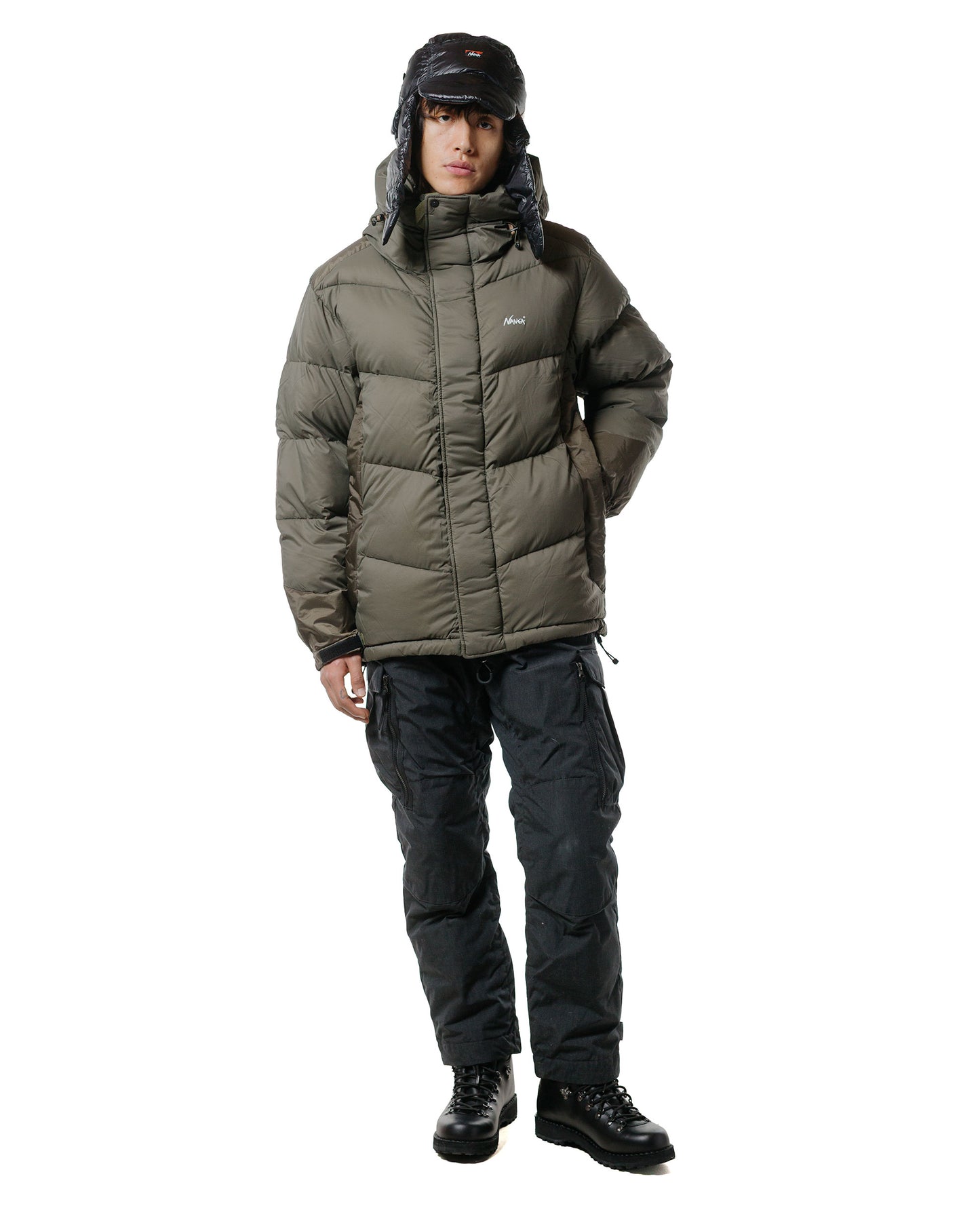 lost & found Nanga Nanga Liteforce Down Jacket Khaki