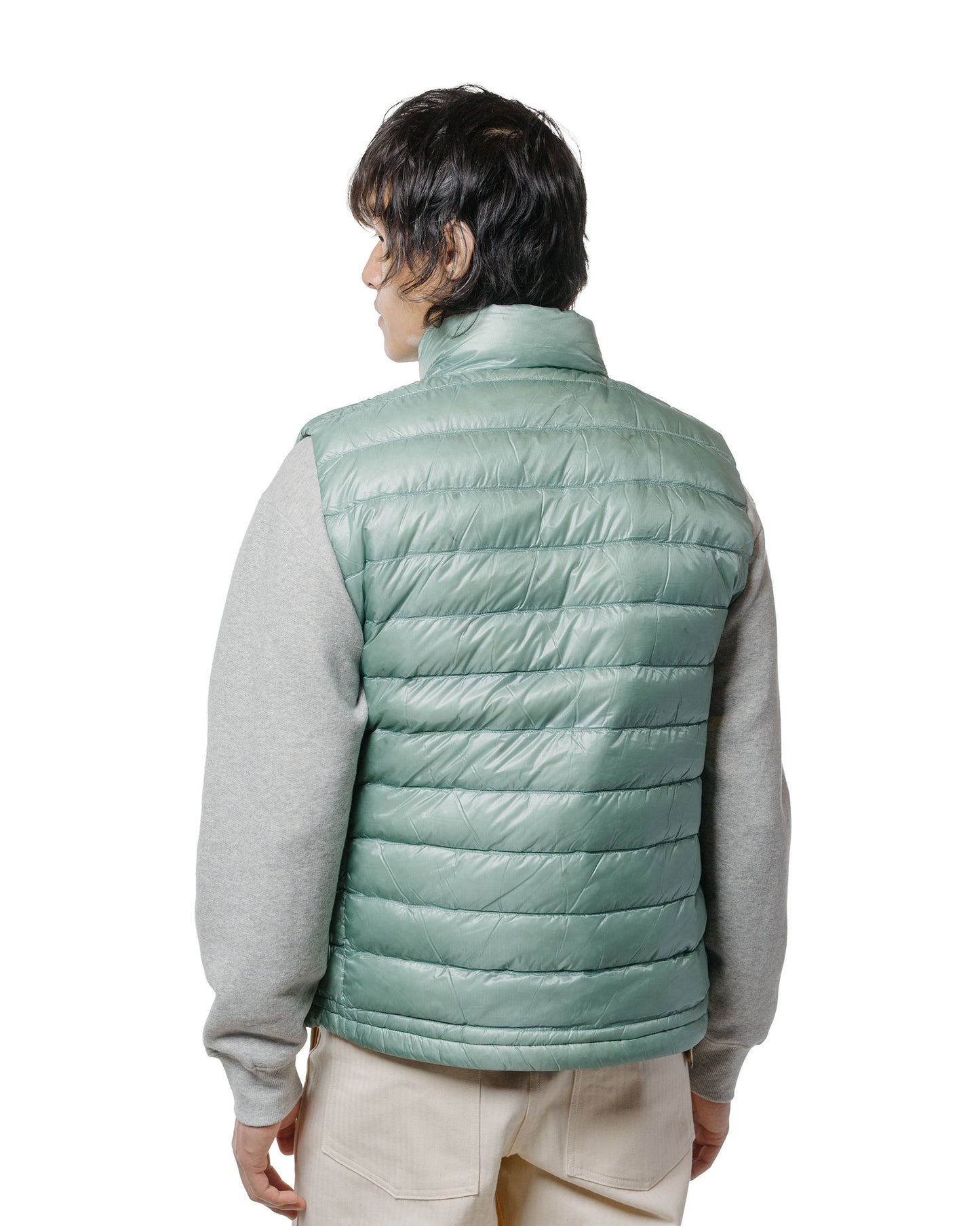 lost & found Nanga Nanga Ultilight Down Vest Packable Aloe Green
