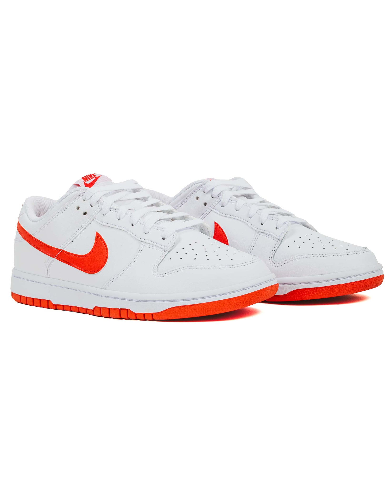 Nike Dunk Low Retro WhitePicante Red Side