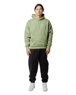 Nike Solo Swoosh Fleece Pullover Hoodie Oil Green Model 