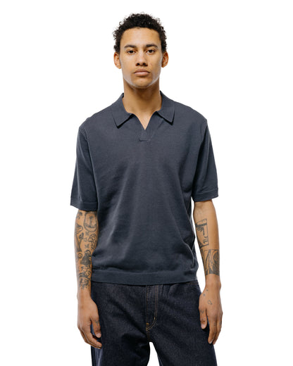 lost & found Norse Projects Norse Projects Anholt Cotton Paper Polo Graphite
