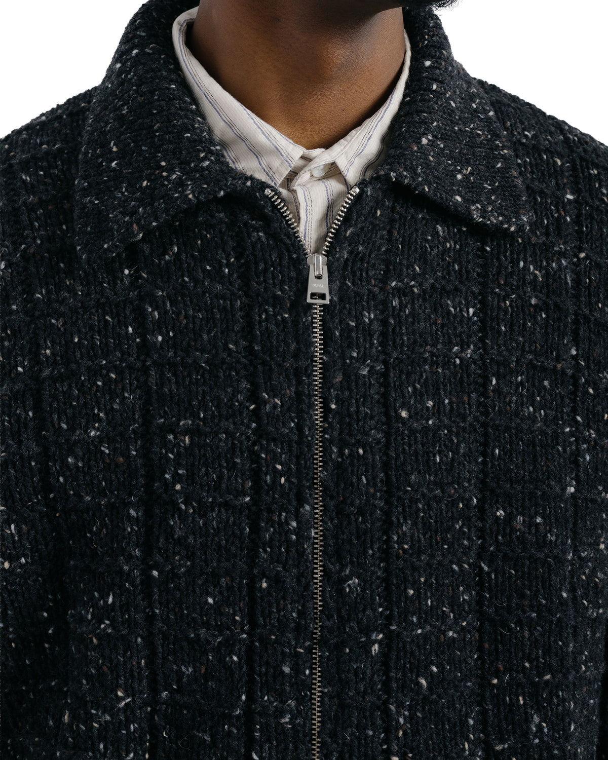 Norse Projects Aldrup Donegal Square Jacket Charcoal Melange