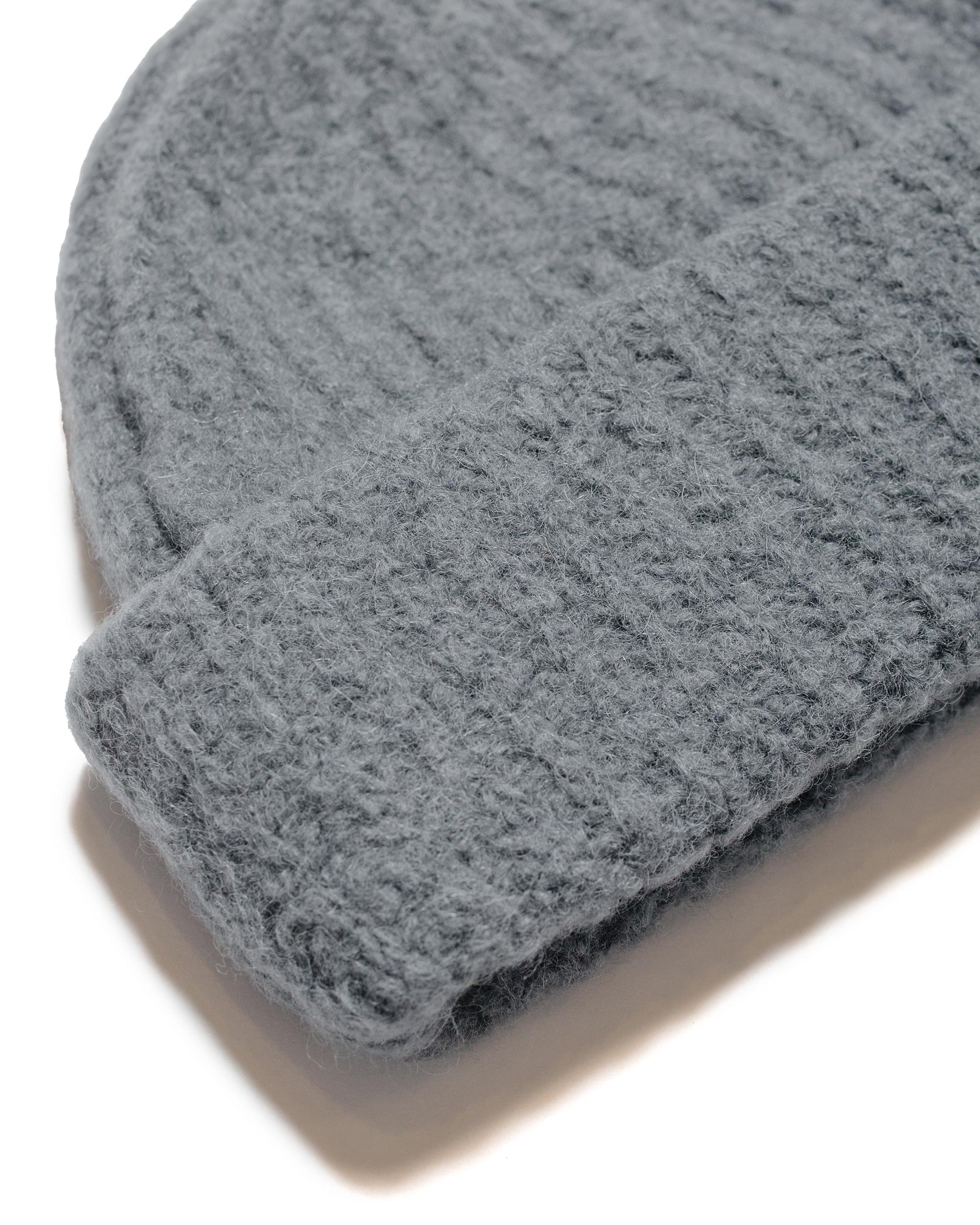 lost & found Norse Projects Norse Projects Alpaca Wool Short Beanie Mouse Grey
