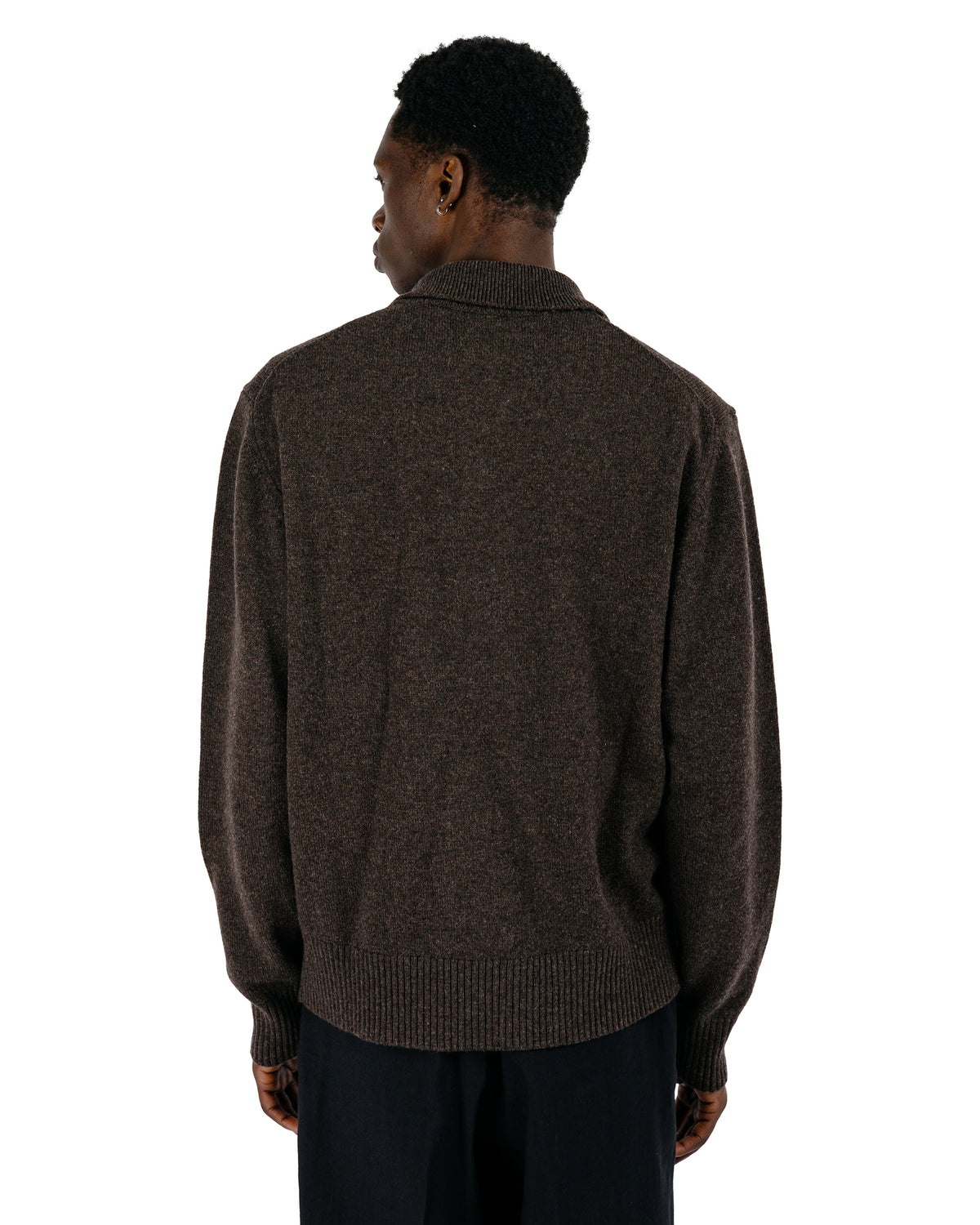 Norse Projects Anholt Lambswool Heathland Brown