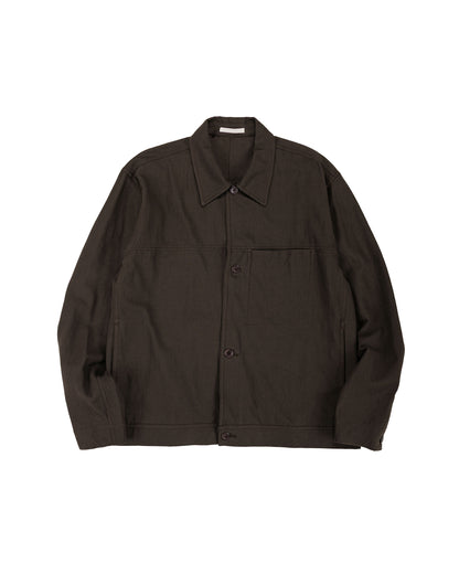 lost & found Norse Projects Norse Projects Arresskov Cotton Linen Twill Overshirt Delicioso Brown