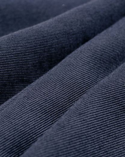 Norse Projects Benn Relaxed Cavalry Cotton Wool Pleated Trouser Dark Navy