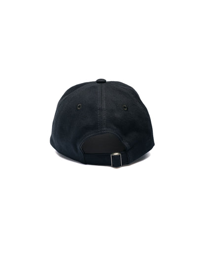 Norse Projects Cotton Wool Twill 6-Panel Cap Dark Navy