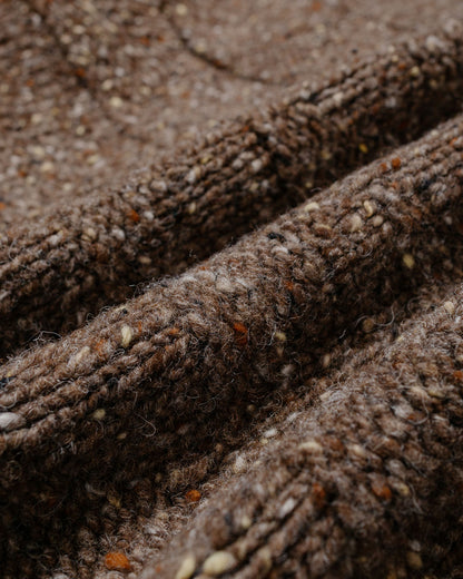 Norse Projects Erik Donegal Diamond Jacket Seal Brown