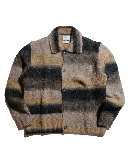 lost & found Norse Projects Norse Projects Erik Gradient Alpaca Wool Jacket Utility Khaki