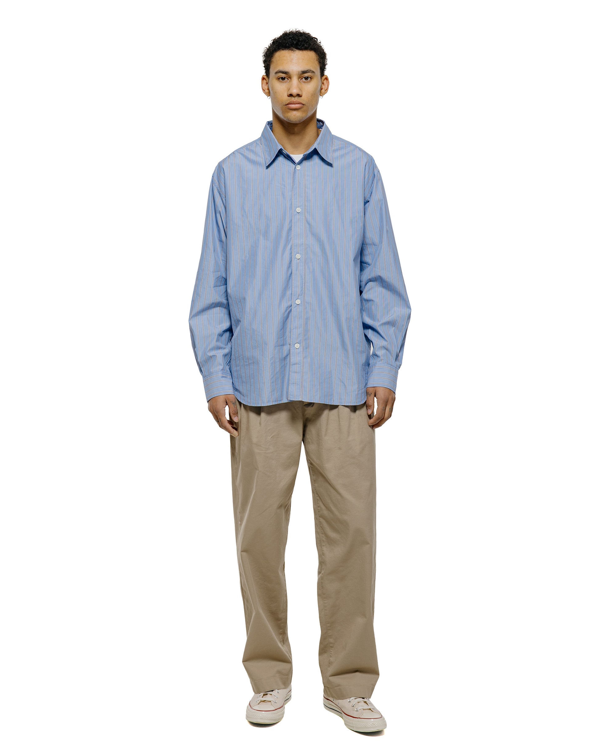 lost & found Norse Projects Norse Projects Espevik Fine Oversize Shirt Bel Air Blue