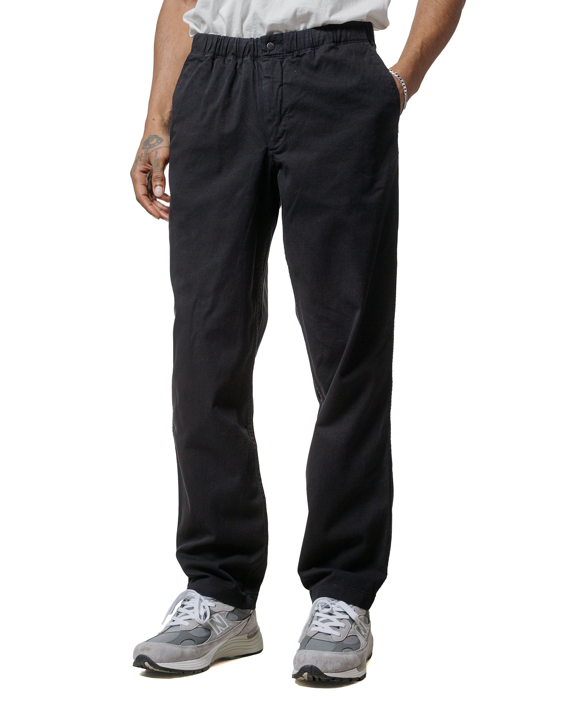 lost & found Norse Projects Norse Projects Ezra Light Stretch Black