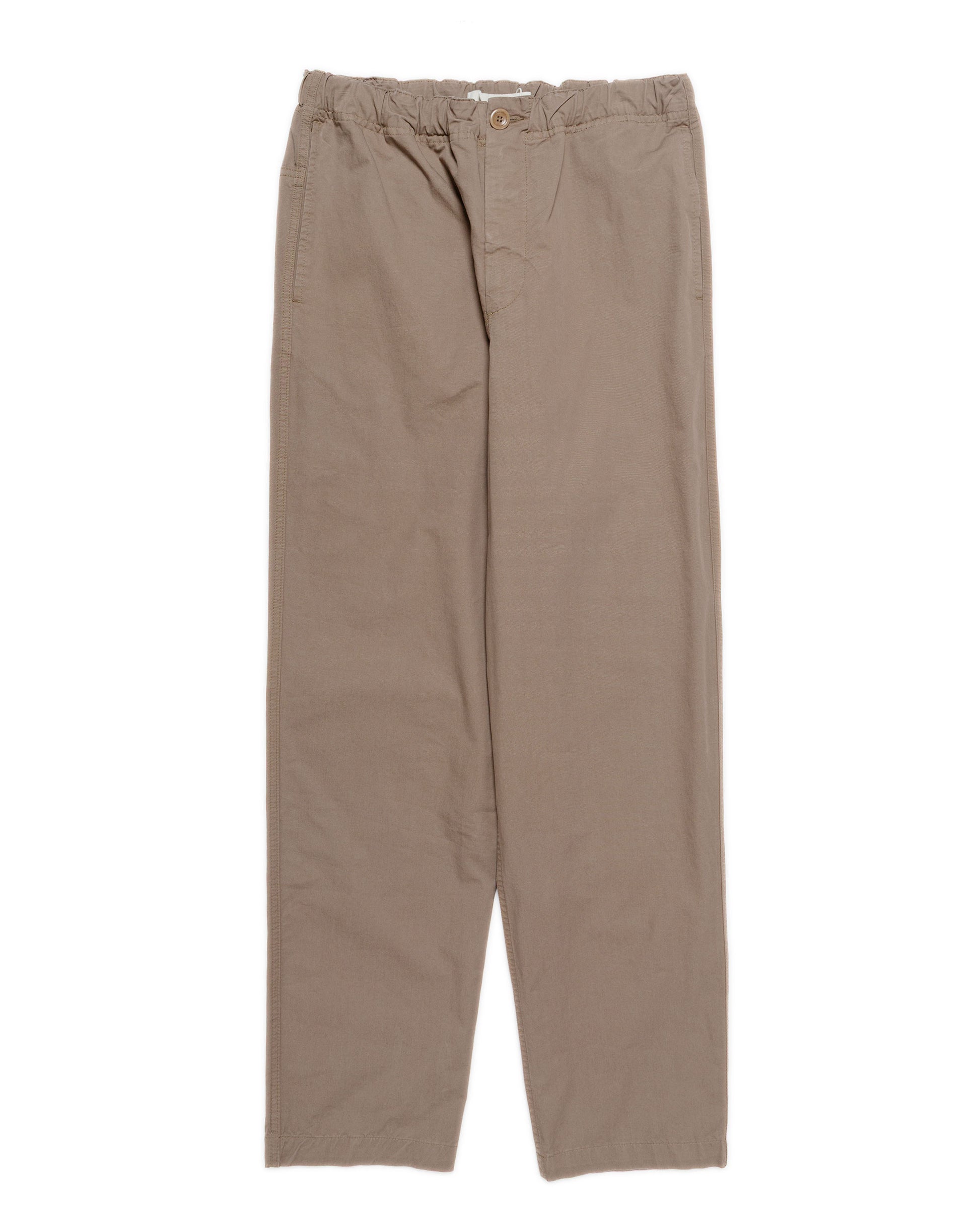 Norse Projects Ezra Regular Mineral Dyed Fine Twill Trousers Walnut