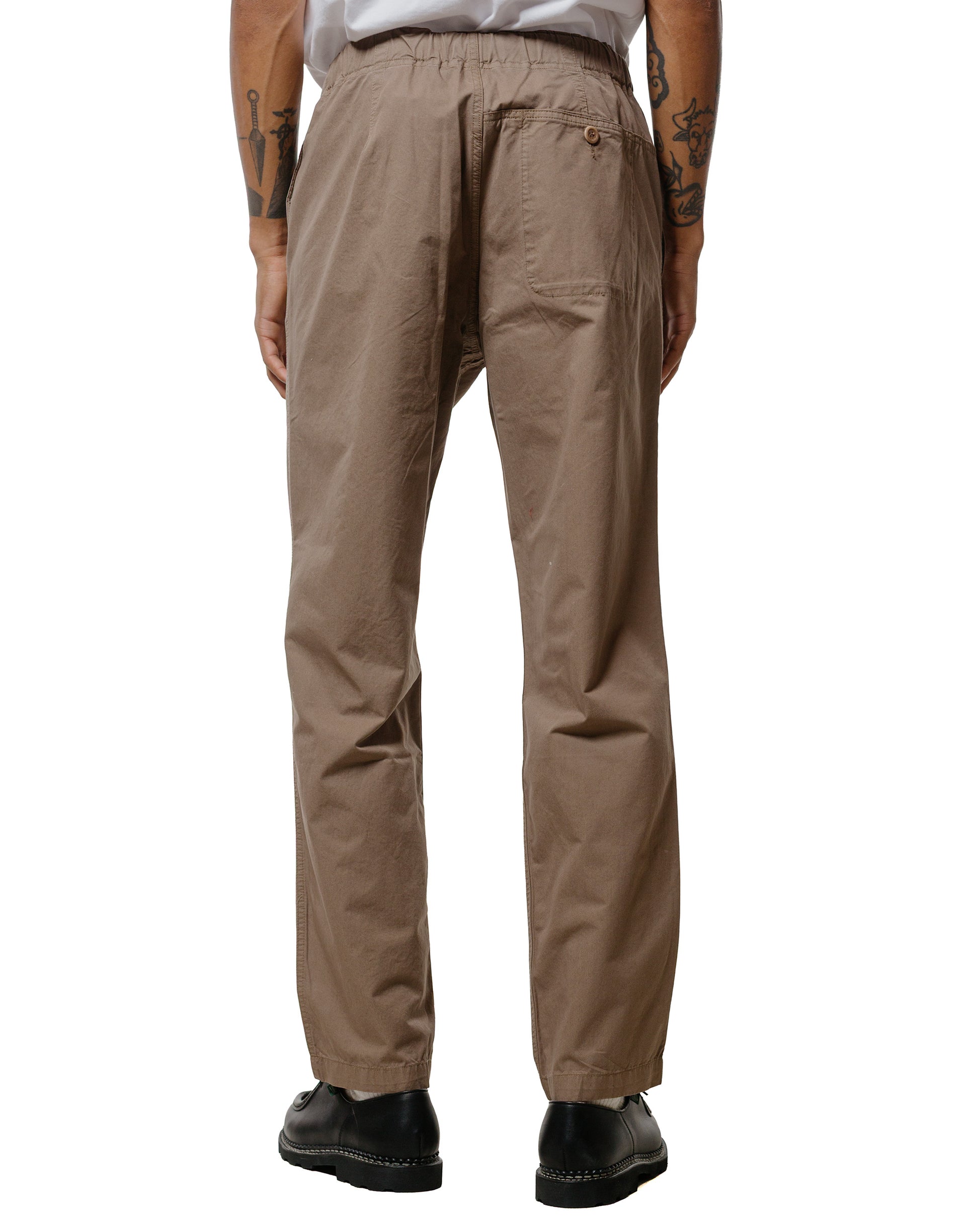 Norse Projects Ezra Regular Mineral Dyed Fine Twill Trousers Walnut