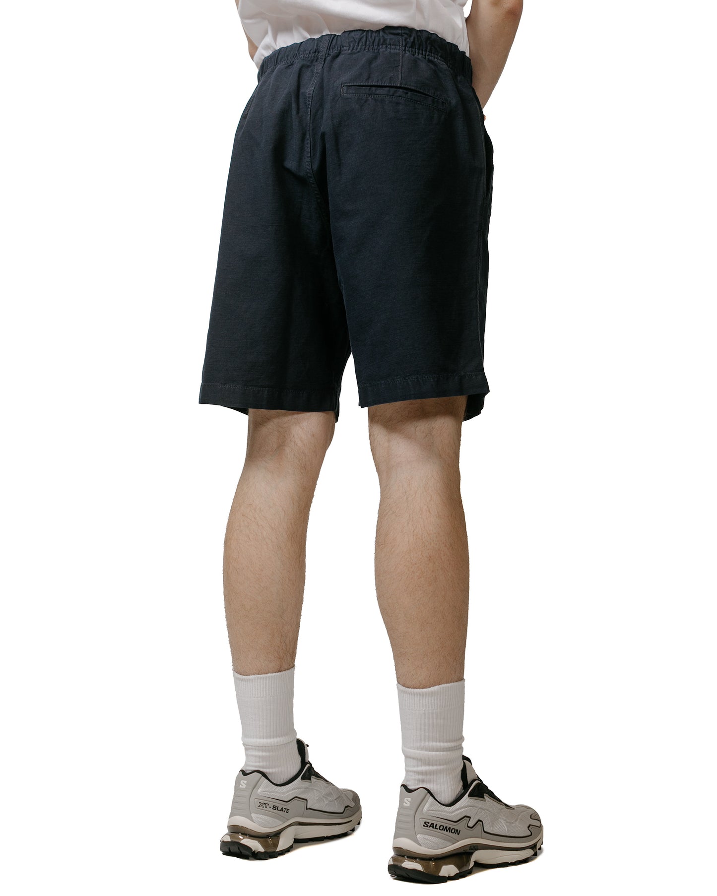 lost & found Norse Projects Norse Projects Ezra Relaxed Cotton Linen Short Dark Navy