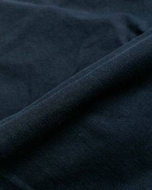 Norse Projects Ezra Relaxed Cotton Linen Short Dark Navy fabric
