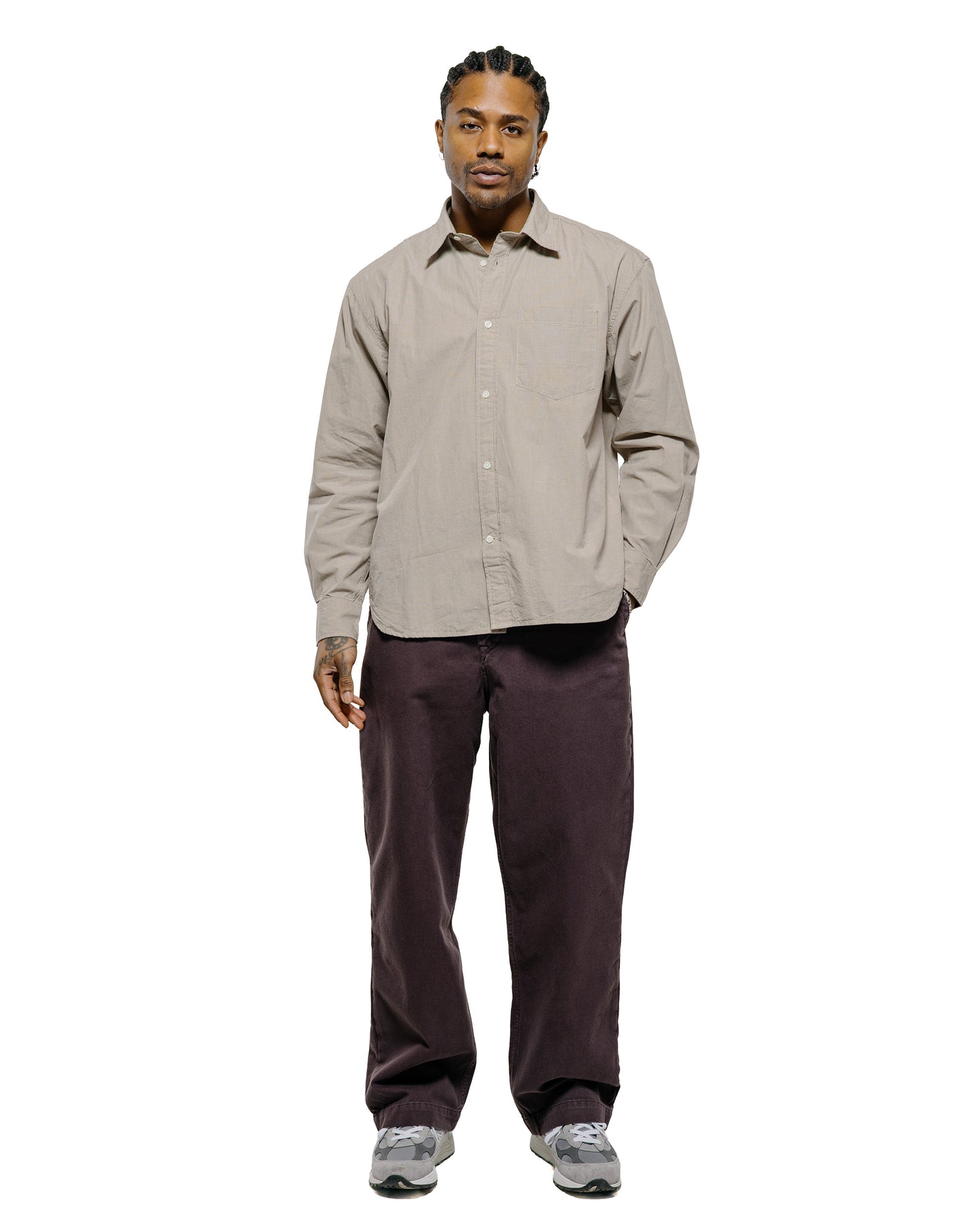 lost & found Norse Projects Norse Projects Hengifoss High Waist Heavy Twill Trouser Shale