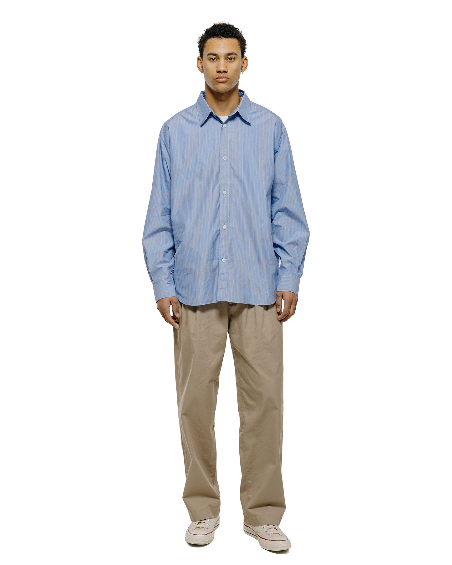 lost & found Norse Projects Norse Projects Hestur Relaxed Twill Pleated Trouser Light Khaki
