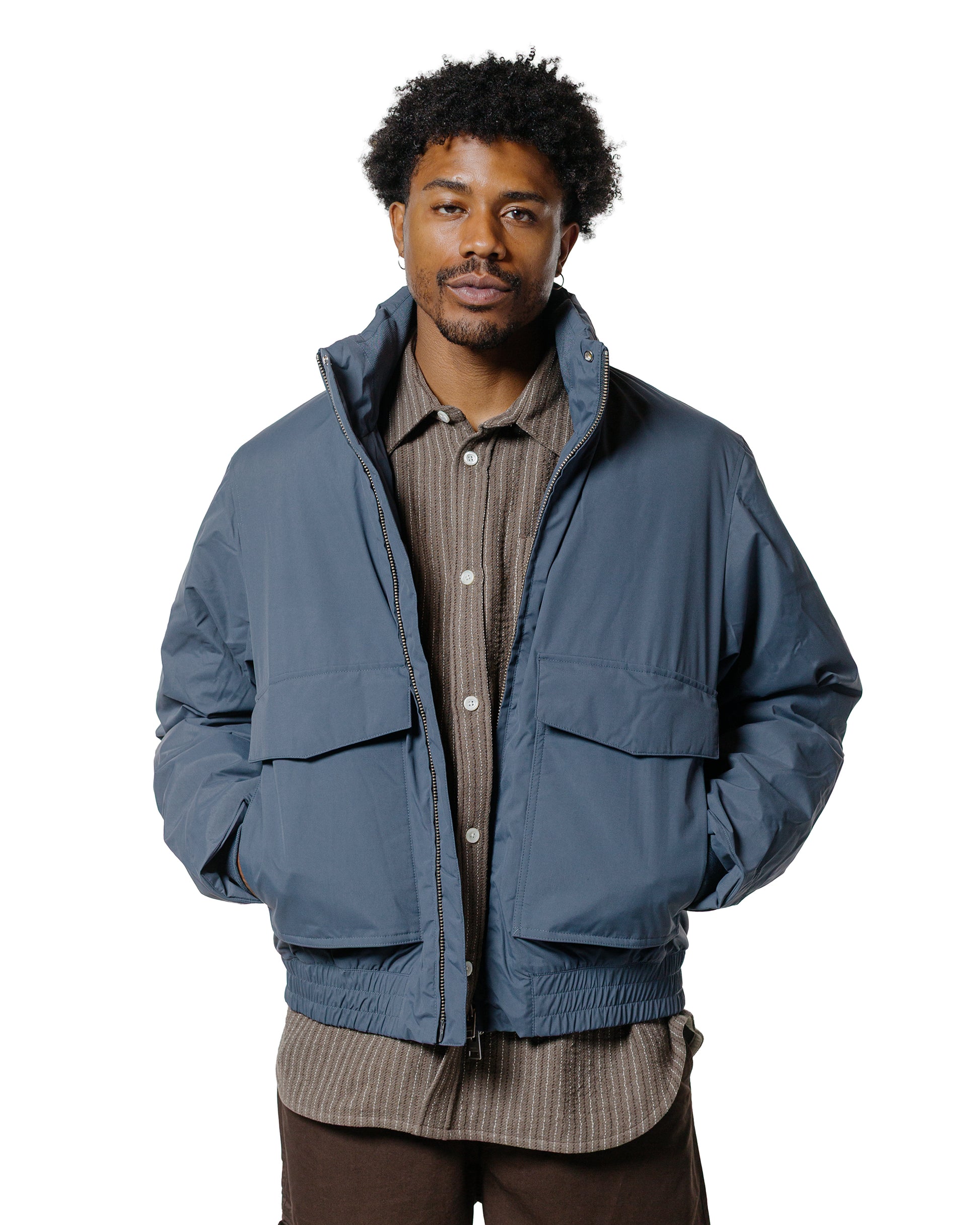 lost & found Norse Projects Norse Projects Kastrup Gore-Tex Windstopper Bomber Jacket Graphite