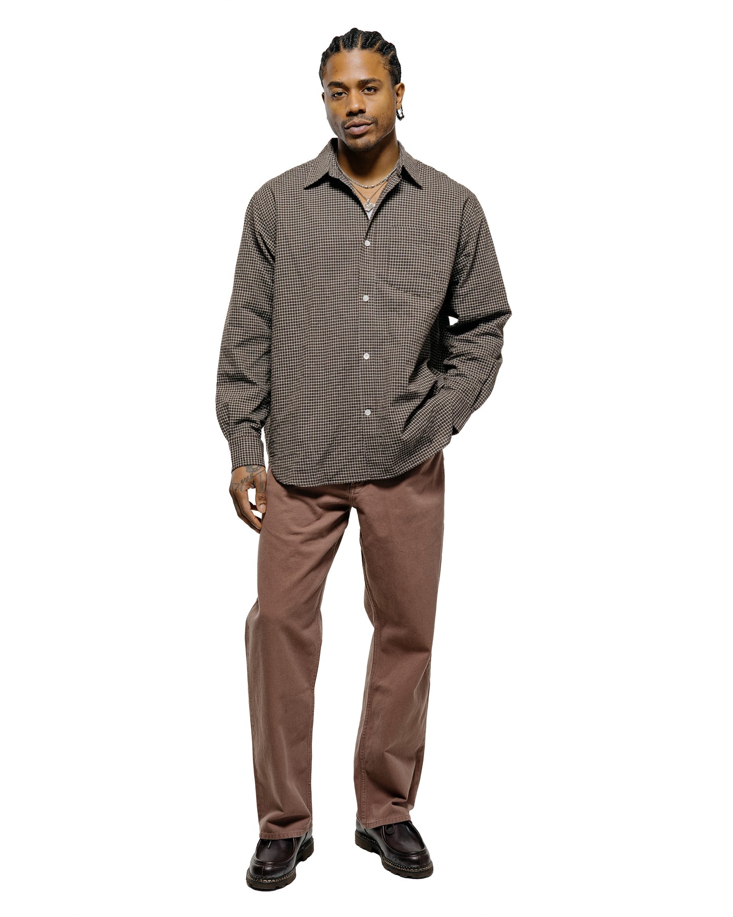 lost & found Norse Projects Norse Projects Korshavn Relaxed 5 Pocket Heavy Twill Peppercorn