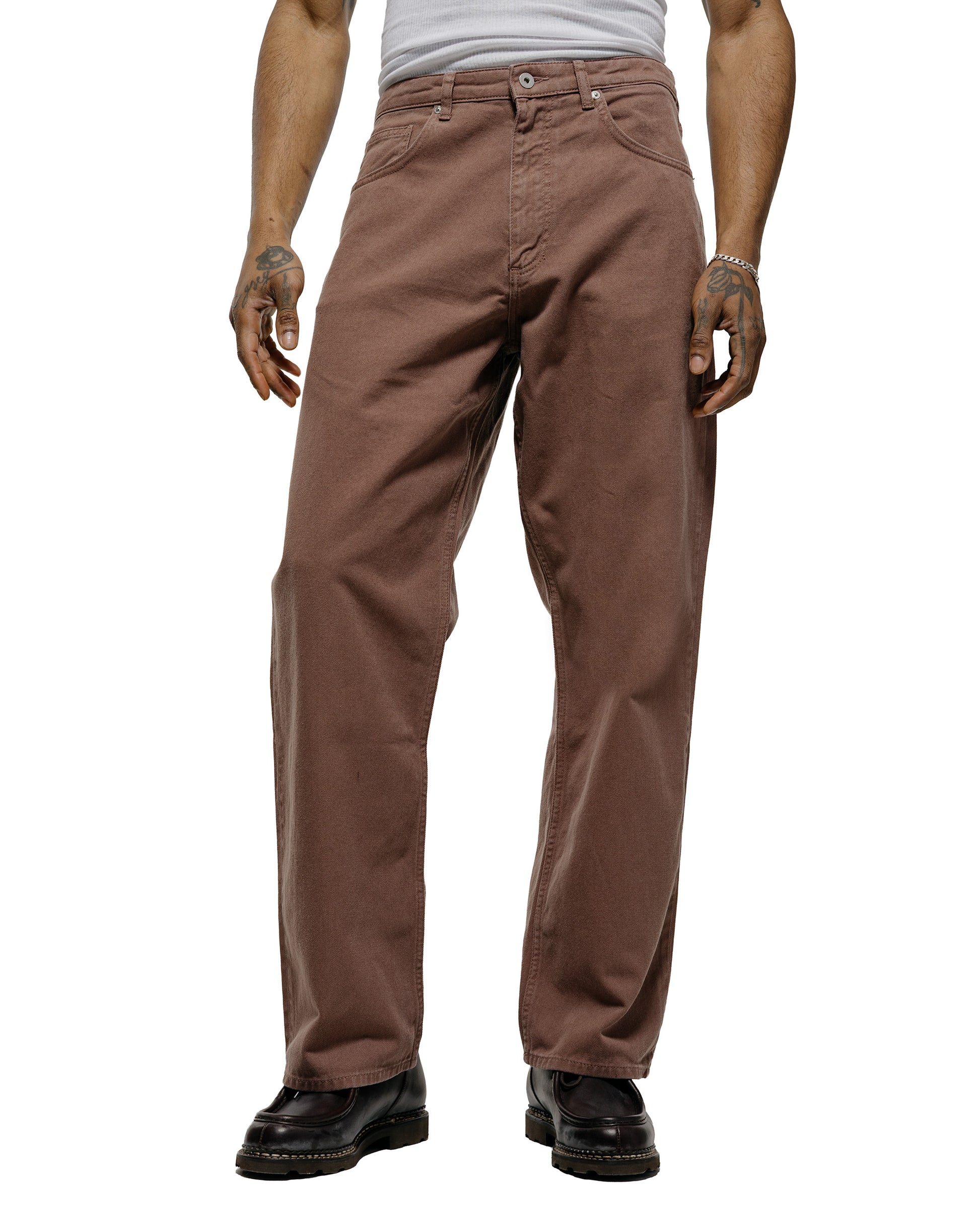 lost & found Norse Projects Norse Projects Korshavn Relaxed 5 Pocket Heavy Twill Peppercorn