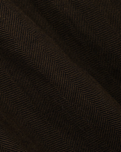 lost & found Norse Projects Norse Projects Kvitfjell Relaxed Cotton Wool Herringbone Pant Delicioso Brown