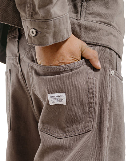 Norse Projects Lost & Found Korshavn Relaxed 5 Pocket Magnet Grey