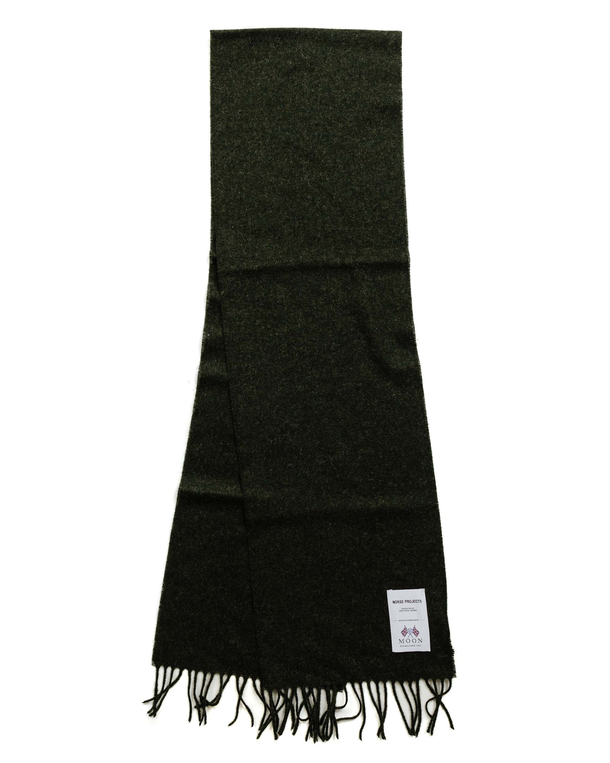 lost & found Norse Projects Norse Projects Moon Lambswool Scarf Beech Green