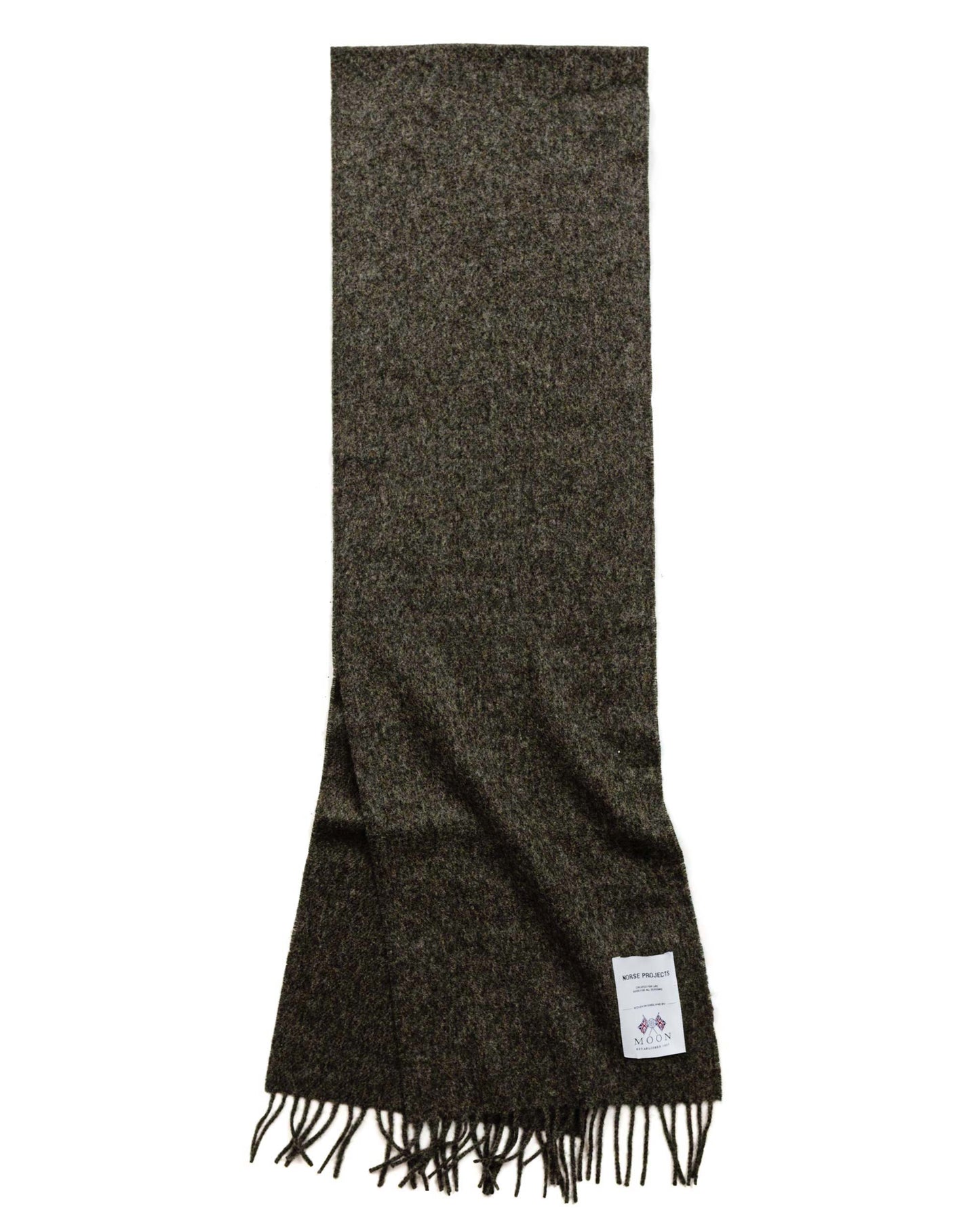 lost & found Norse Projects Norse Projects Moon Lambswool Scarf Charcoal Melange