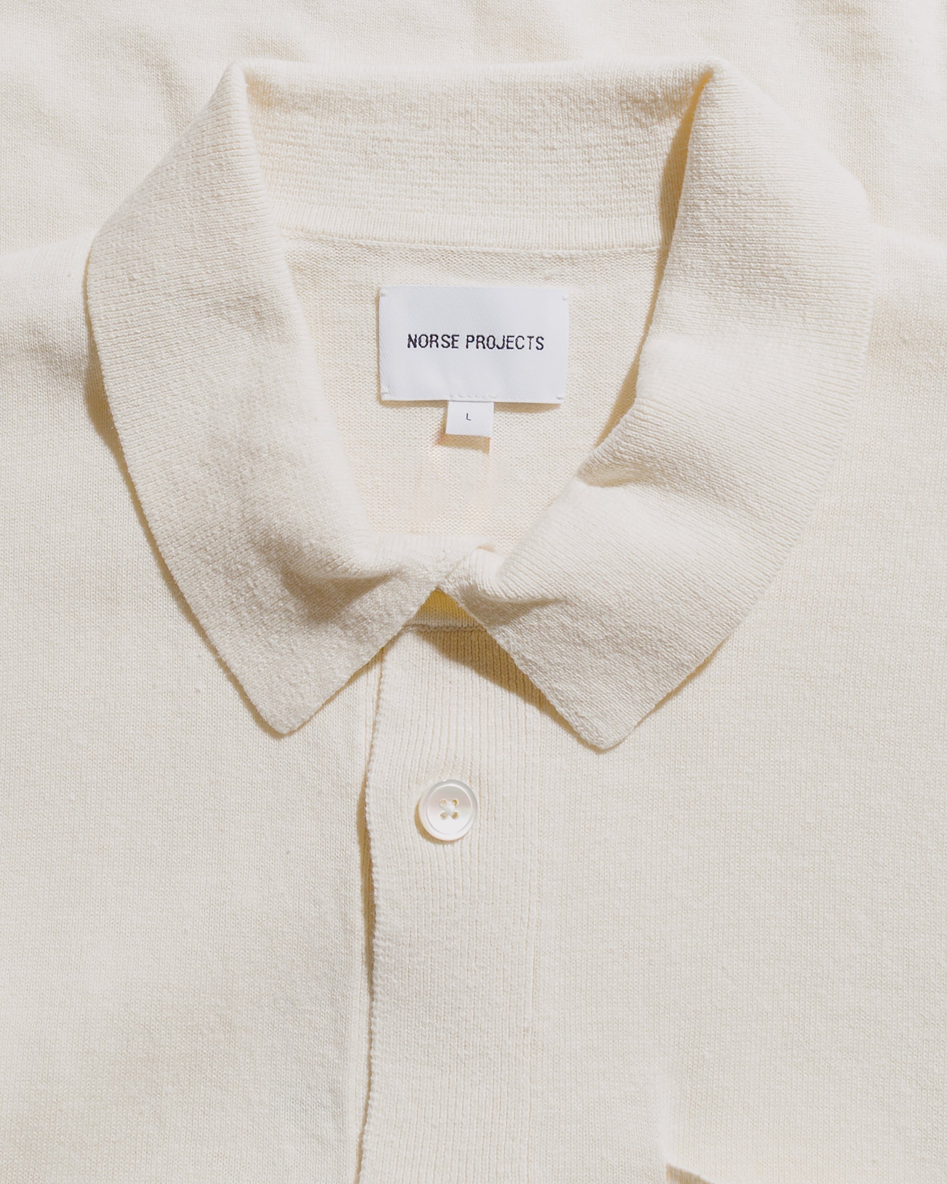 lost & found Norse Projects Norse Projects Rollo Cotton Linen SS Shirt Kit White